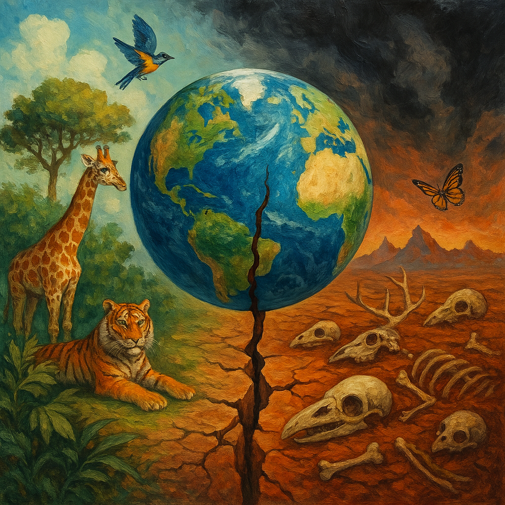 The loss of biodiversity can break the fragile balance of life on Earth.